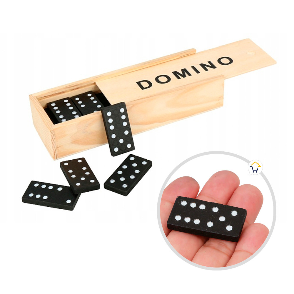 Miniatura 2 de Mini Domino Madera Juego De Mesa MD-160